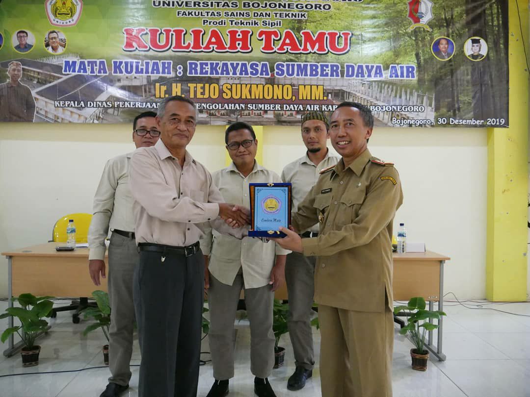 Kuliah Tamu Rekayasa Sumberdaya Air, Fakultas Saintek Undang Kadin PUSDA Bojonegoro