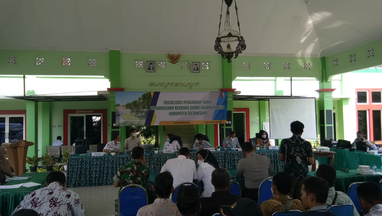 Sosialisasi Pengadaan Tanah Bendung Gerak Karangngnongko