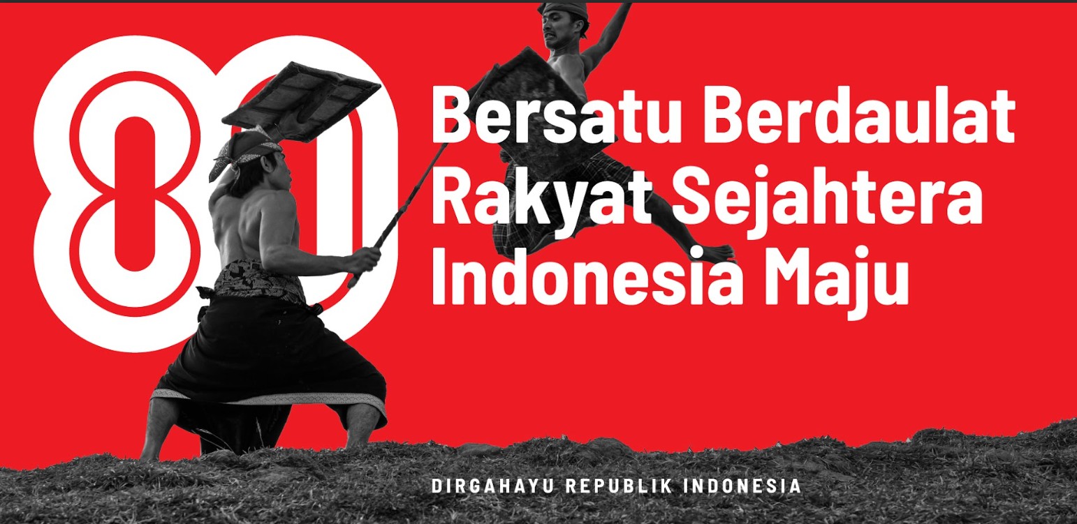 HUT RI 80 TAHUN<BR>Bersatu Berdaulat Rakyat Sejahtera Indonesia Maju